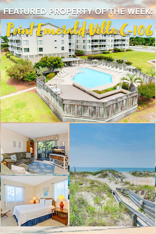 Point Emerald Villa C-106 - Emerald Isle Realty Featured Property of the Week 