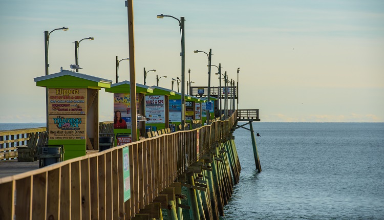 Cast a line off Bogue Inlet Pier