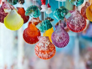 Beach Crafts Seashell Wind Chimes