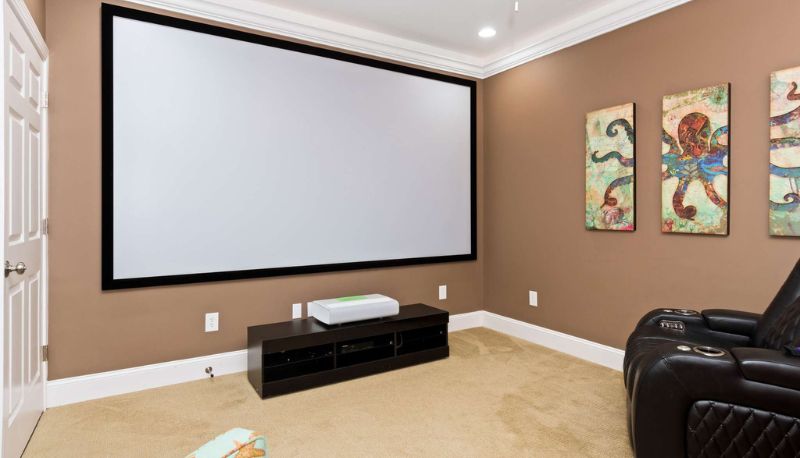 A Dolphin Watch theater room