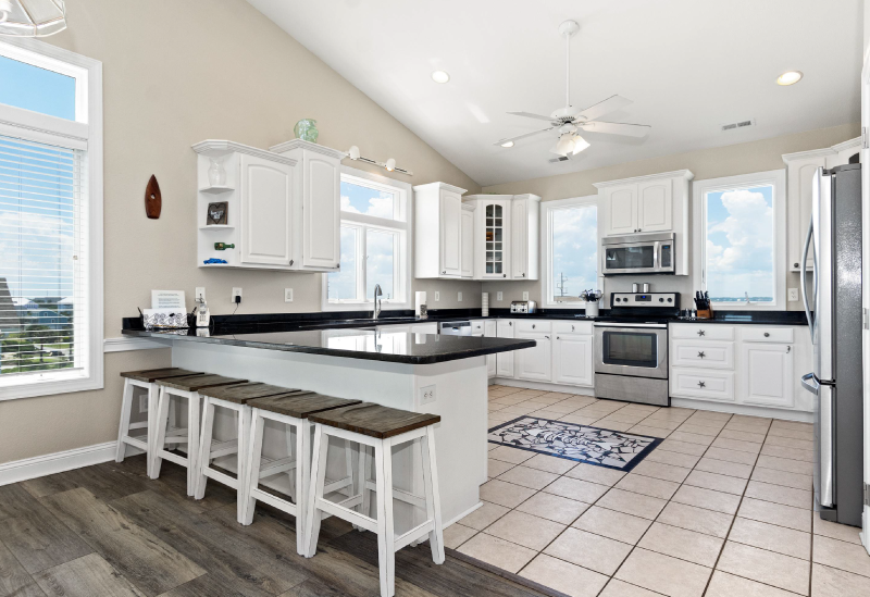 image of a sea palace kitchen