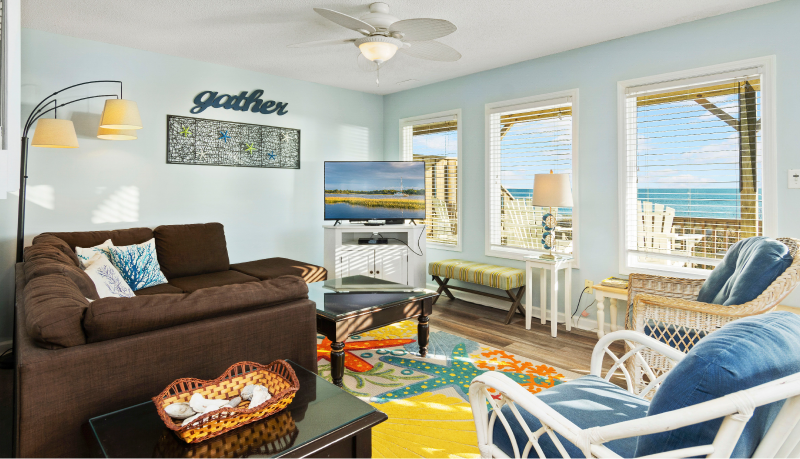 image of island time west living room