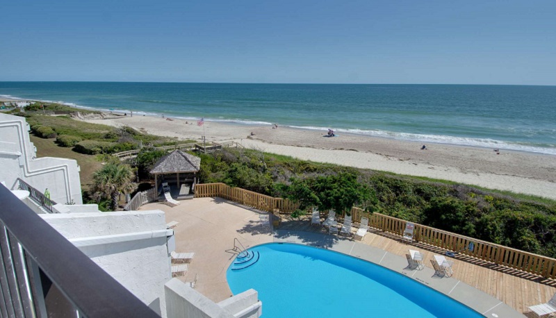 Bogue Shore Club 401 - Beach View