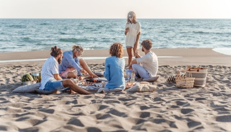 Have a picnic on the beach during your getaway