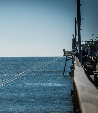 Cast a line off Bogue Inlet Pier in Emerald Isle, NC