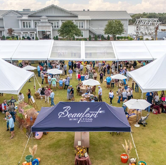 Beaufort Wine and Food Festival lawn