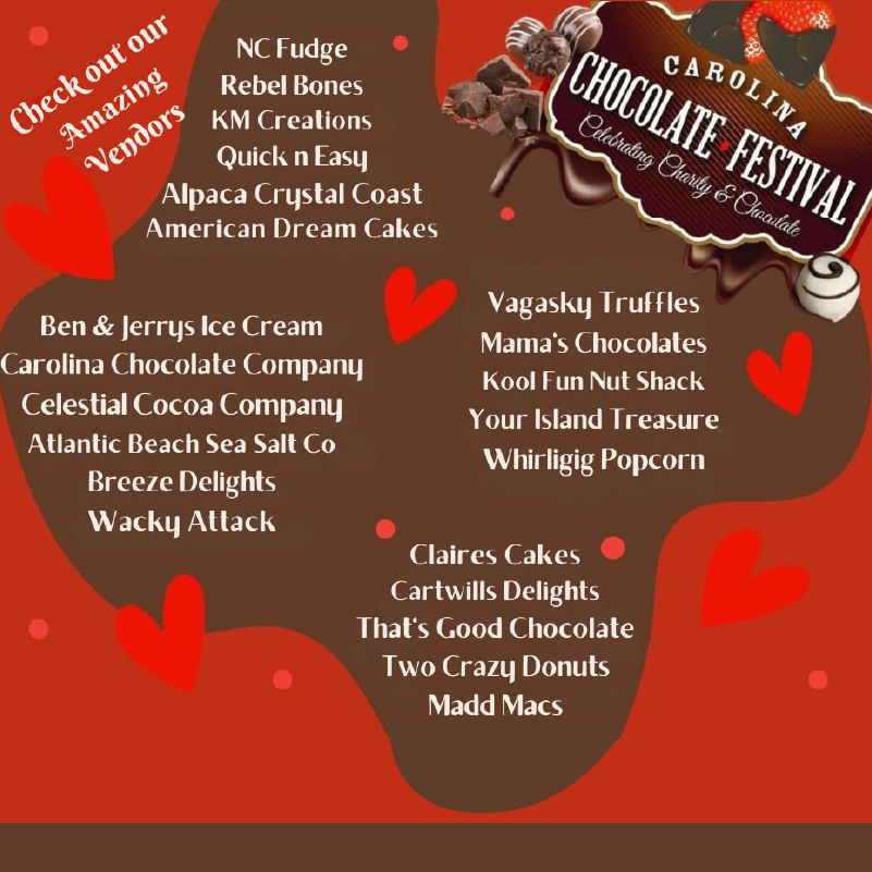 carolina chocolate festival vendors