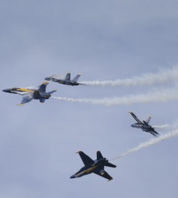 Blue Angels at the MCAS Cherry Point Air Show