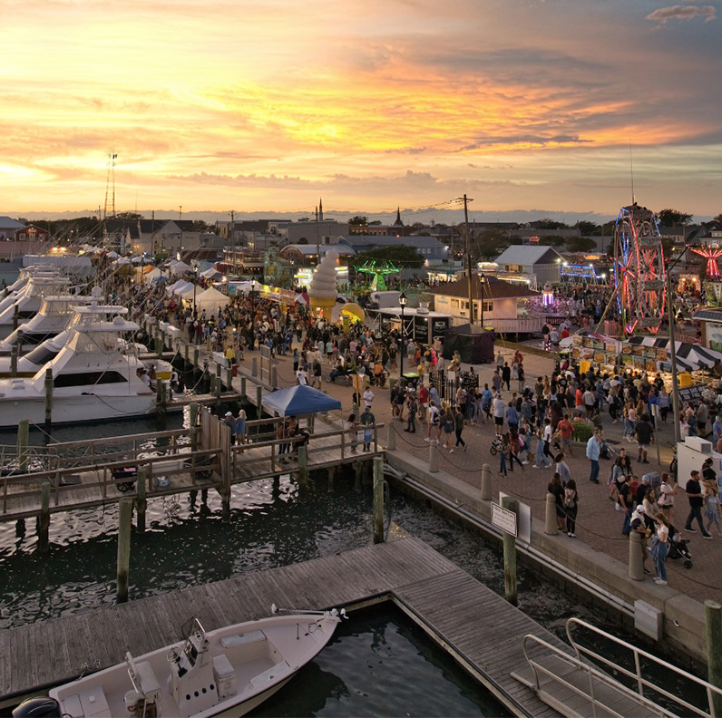 North Carolina Seafood Festival in Downtown Morehead City NC