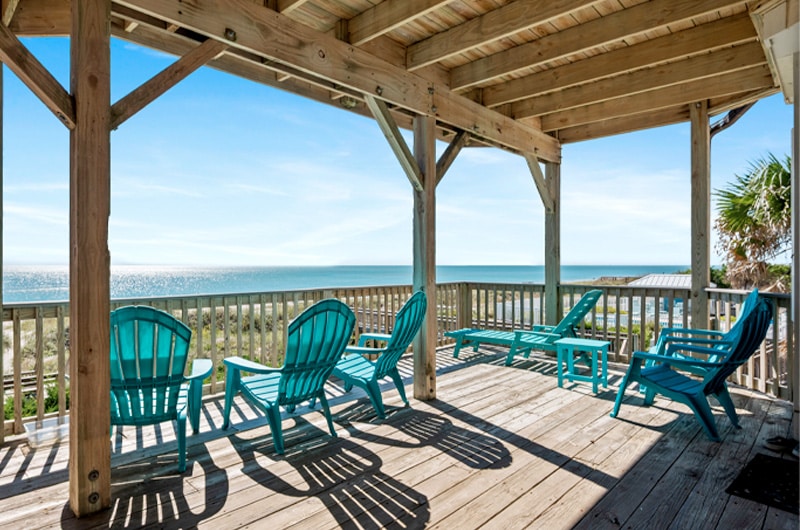 Sea Jack Sons West covered oceanfront deck