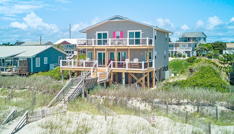 Pink Flamingo vacation rental in emerald isle