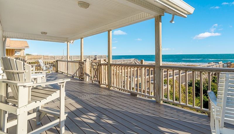 Just For The Fun of It oceanfront patio