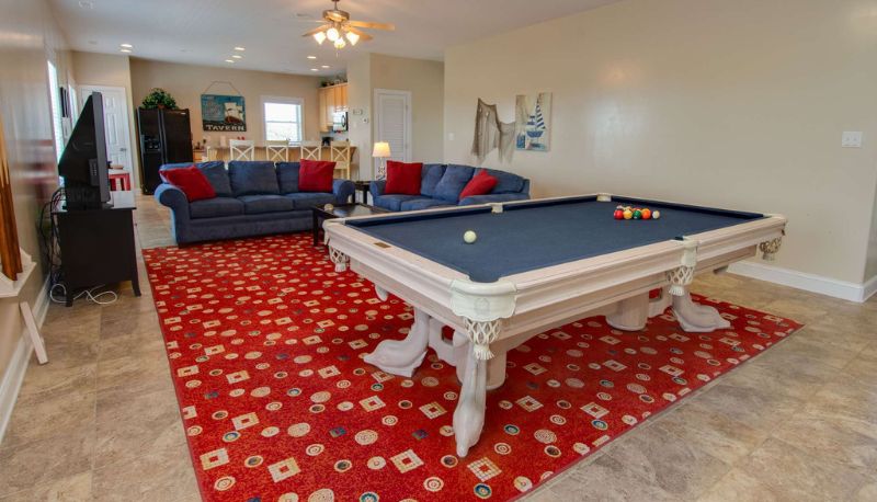 Blue Grass game room