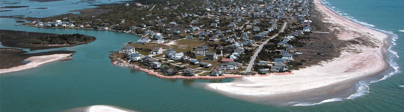 Aerial View of Emerald Isle NC