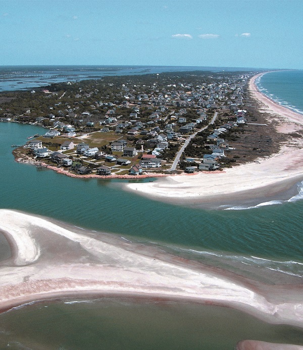 Aerial View of Emerald Isle NC