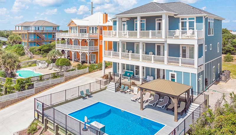 Hooked on the View - oceanfront beach home for rent