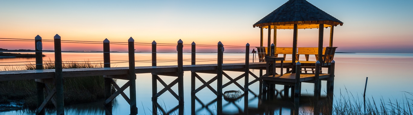 Sunset on NCs Southern Outer Banks