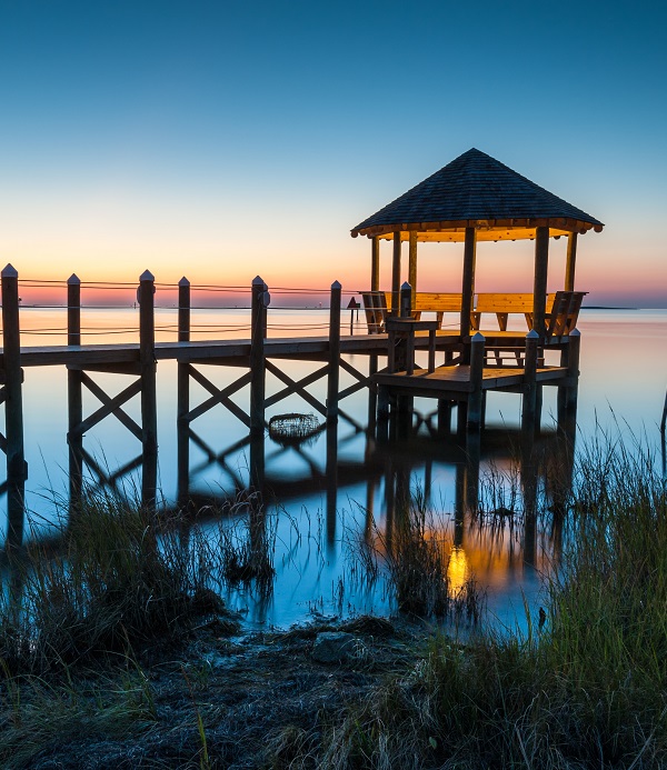 Sunset on NCs Southern Outer Banks