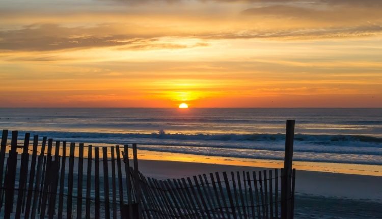 Sunset on North Carolina Beaches