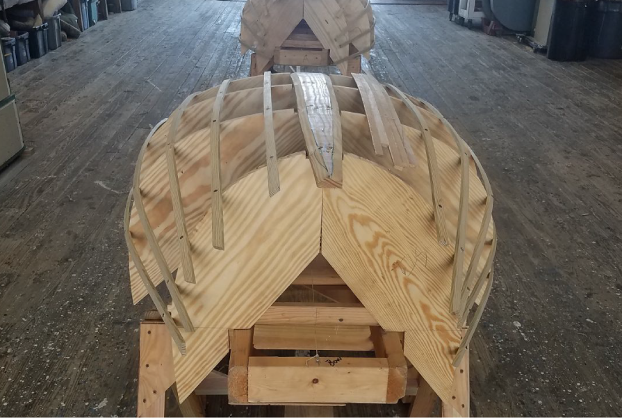 wooden boat building at nc maritime museum