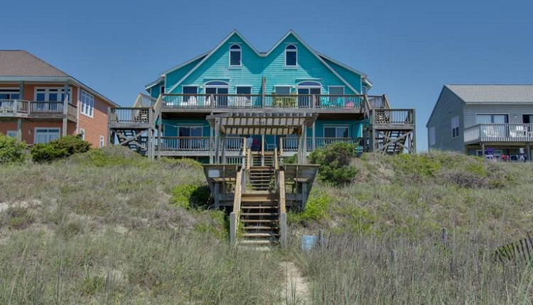 Dreamtime West Oceanfront Duplex Rental in Emerald Isle, NC