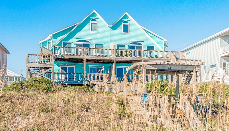 dreamtime west oceanfront vacation rental in emerald isle nc