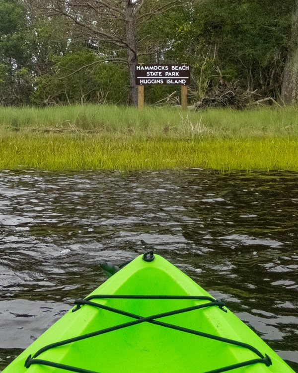 Kayaking Hammocks Beach State Park