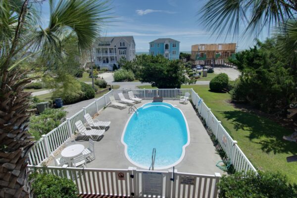 Ashored Bliss - Pool View from Deck