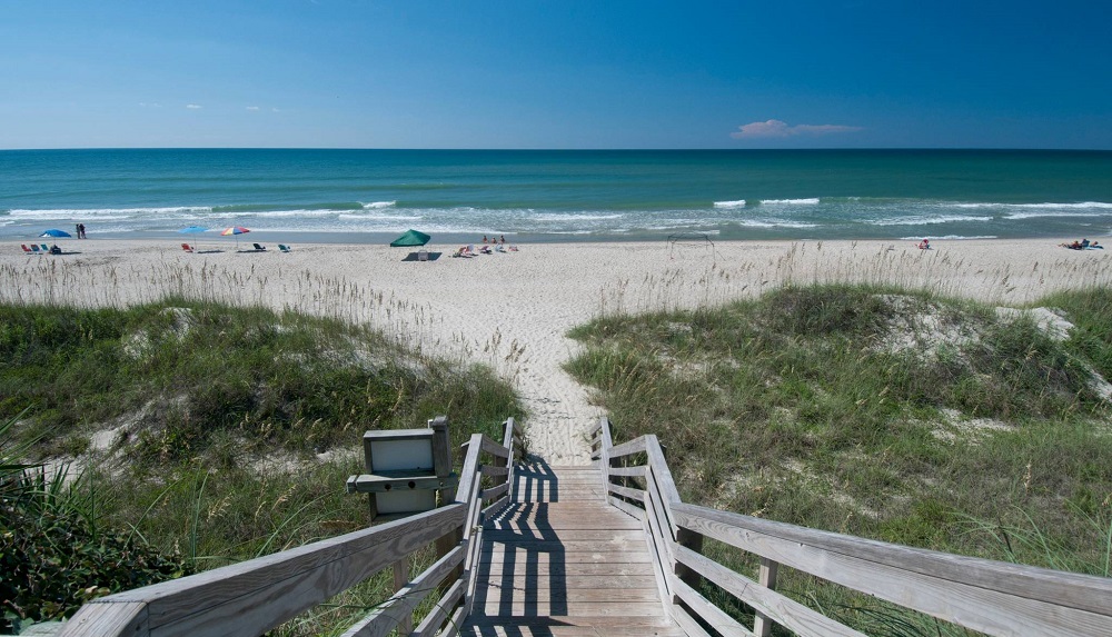 Emerald Isle beaches offer the perfect backdrop for relaxation.