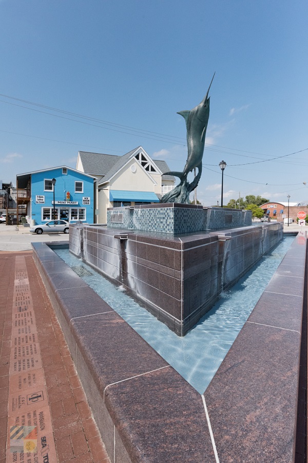 Fish statue in Morehead City, NC