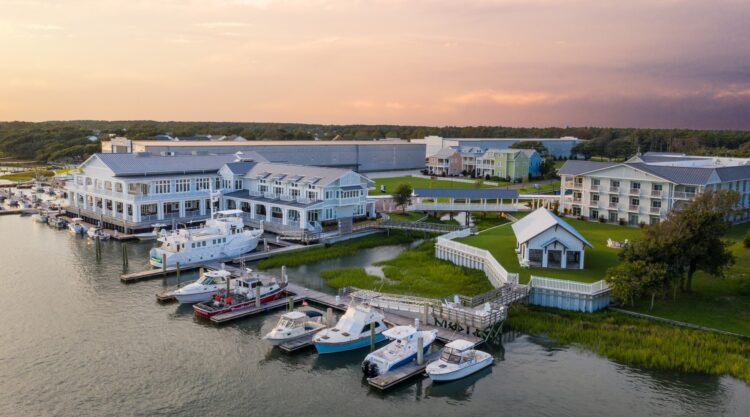 Grab a delicious waterfront brunch at 34 Degrees North in Beaufort