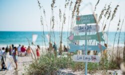 Wecome to Wedding Sign | Emerald Isle Beach Wedding