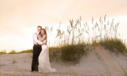 Photos of Beach Wedding Couple in Emerald Isle, NC