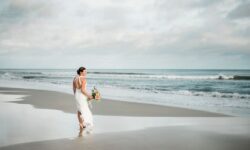 Bride on Emerald Isle Beaches