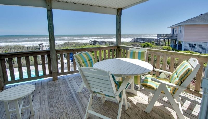 Emerald Isle Beach Deck Ocean View