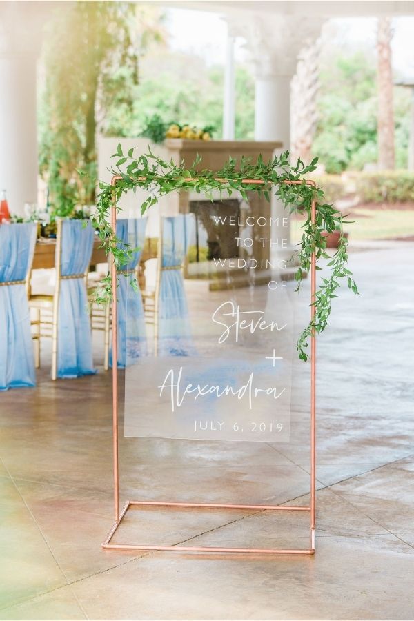Welcome to Wedding Sign