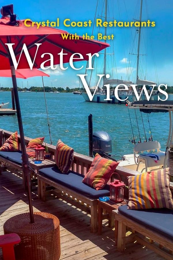 Crystal Coast Restaurants with the Best Water Views pinterest