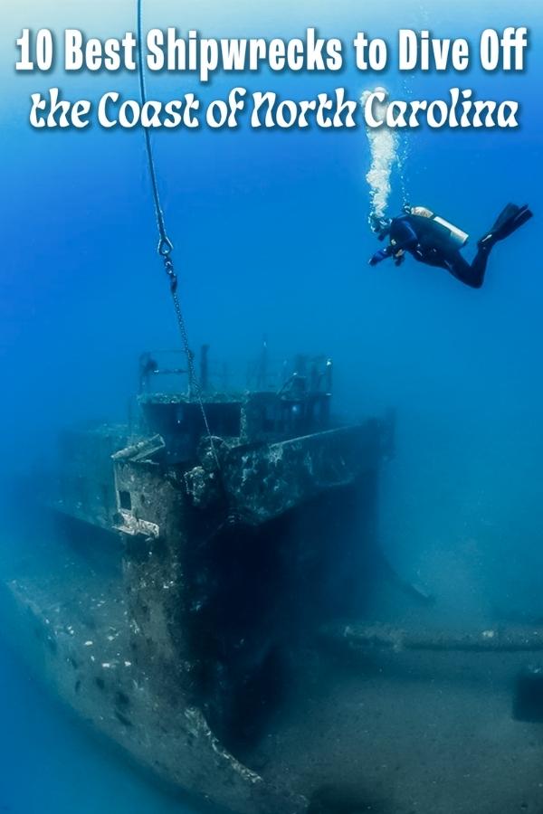 10 Best Shipwrecks to Dive Off the Coast of North Carolina