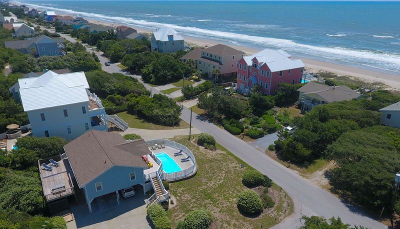 Coasting beach view