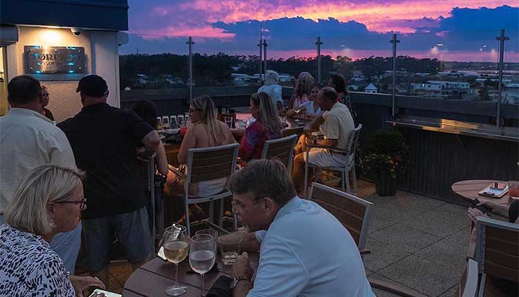 Rooftop at Caribsea in Emerald Isle