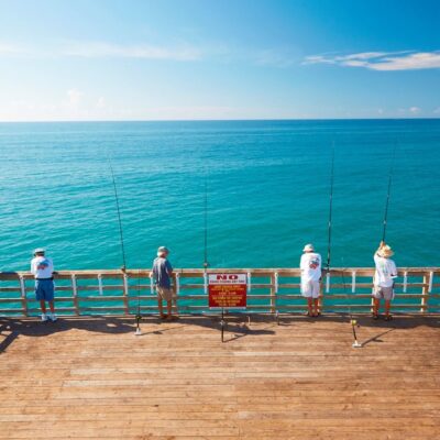 Fishing on Bogue Inlet Pier