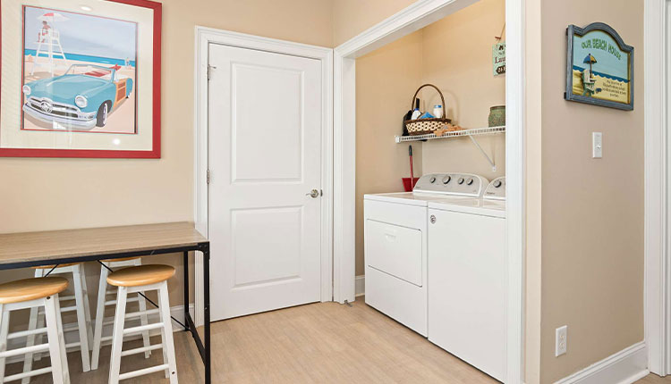 Vacation rentals with washers and dryers
