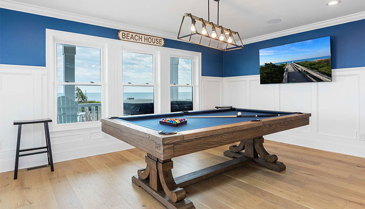 Vacation rentals with game rooms