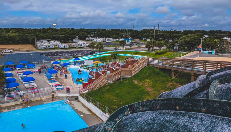 Splash and play with the kids at the local waterpark