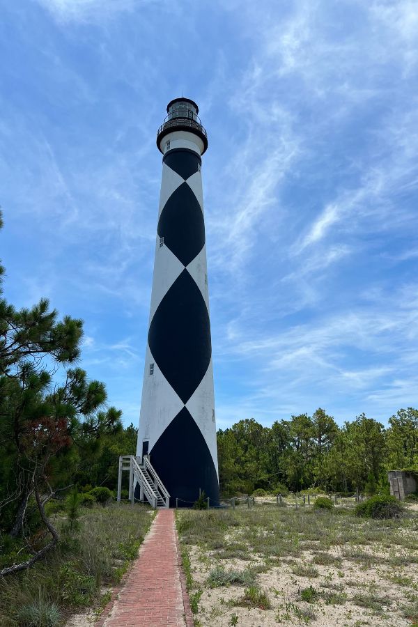 Visit Cape Lookout Lighthouse during your spring beach vacation