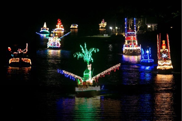 Crystal Coast Christmas Flotilla event in emerald isle