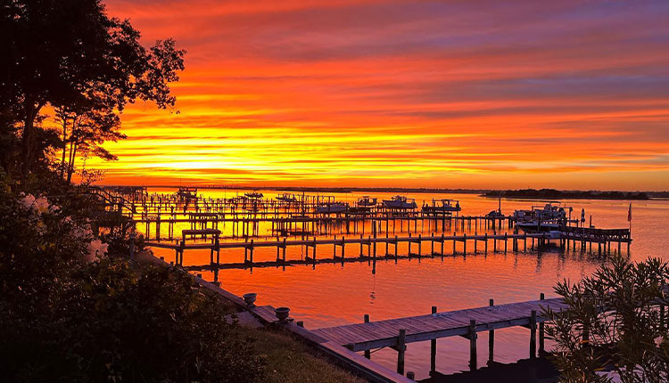 Sunset on Bogue Sound