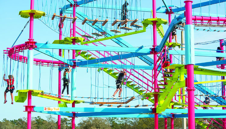 Take a ride on the Sky Trail at Golfin Dolphin