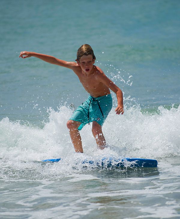 Surfing in Emerald Isle