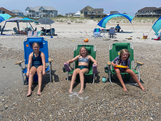 Fall beach day Emerald Isle NC